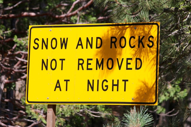 Post 23E Night Rock Sign