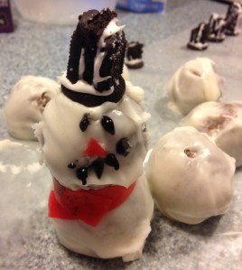 Imperfect Snowman Cookie